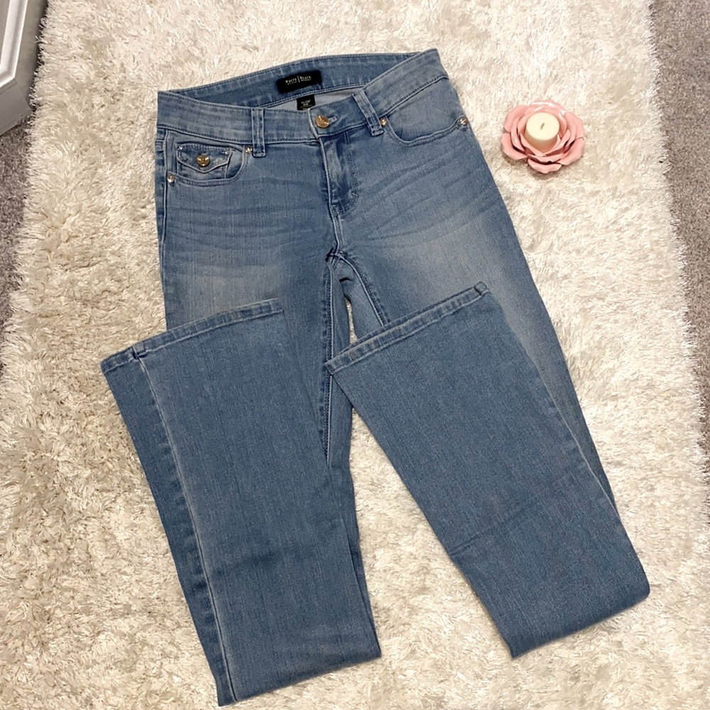 Skinny Flare Light Wash Jeans